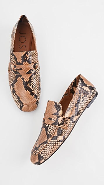 Joseph Snakeskin Loafers