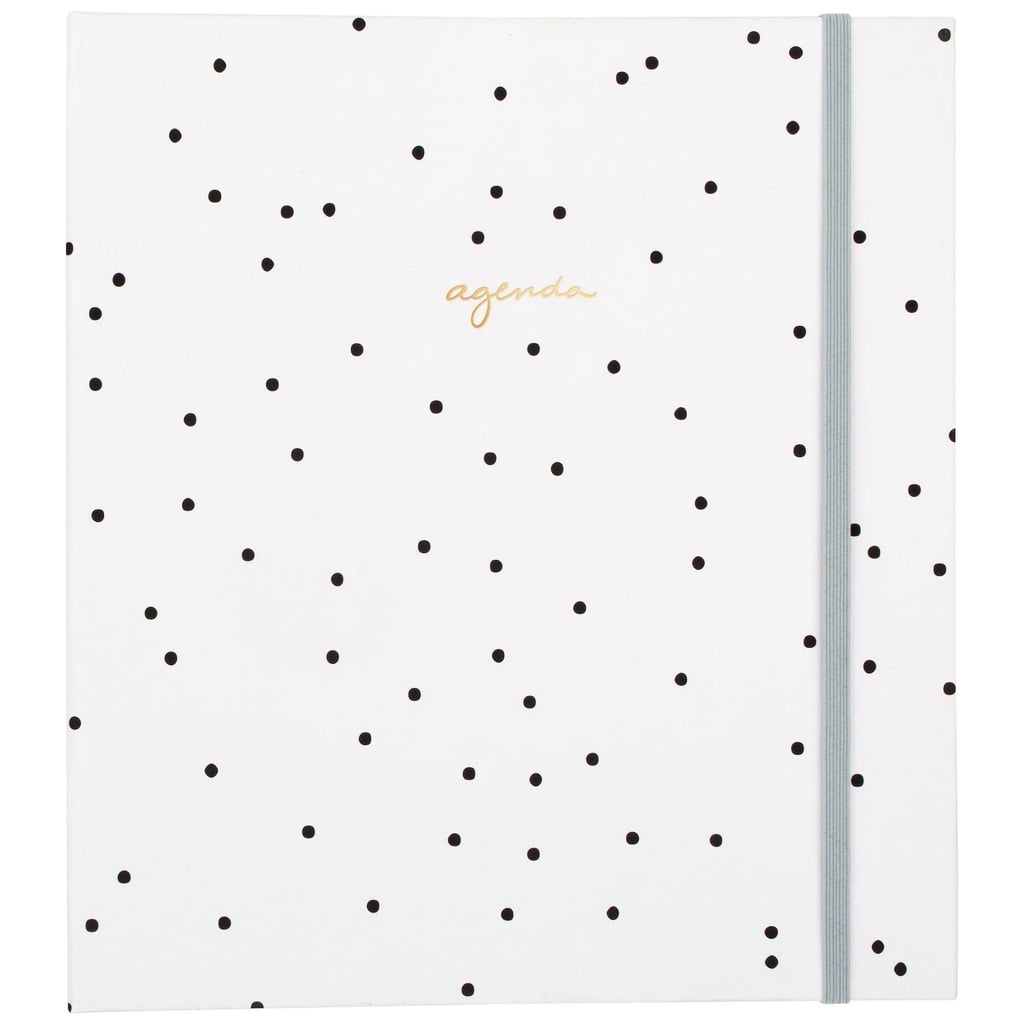 Sugar Paper 2021-22 Academic Planner 8.75 x 6.875 ; Concealed Wire Weekly/Monthly Black & White Dot