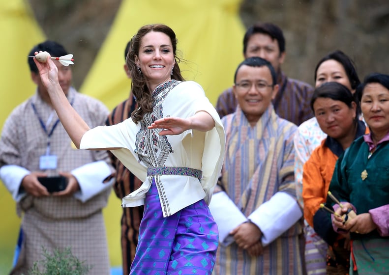 When Kate Showed Off Her Sporty Side in India