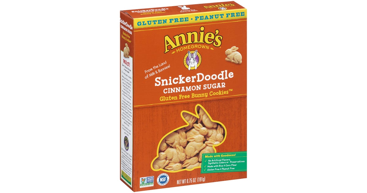 Annie's Gluten Free Snickerdoodle Bunny Cookies GlutenFree Snacks on