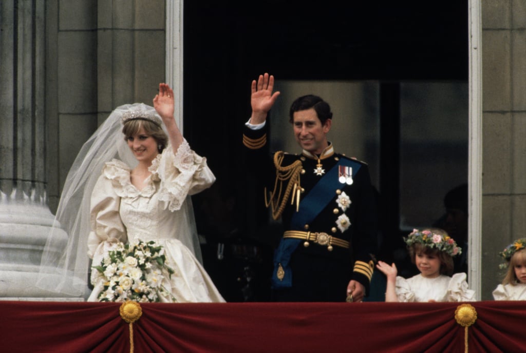 Princess Diana and Prince Charles First Royal Wedding Kiss