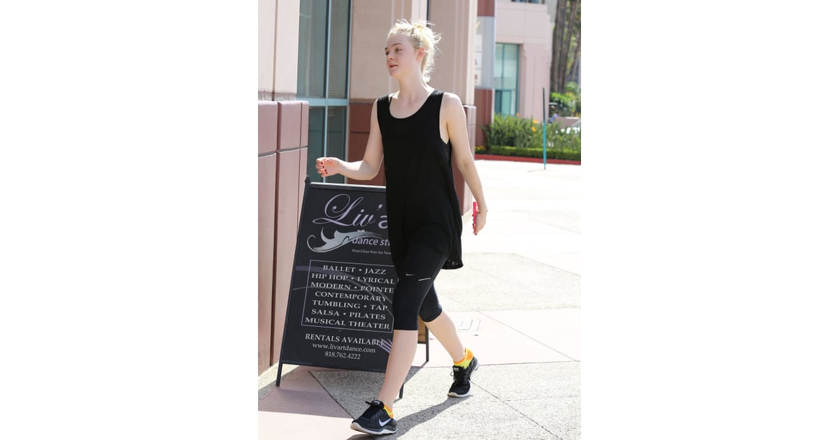 Elle Fanning See Who Taylor Swift Left The Gym With This Week Popsugar Fitness Photo 4 How to do a pique turn. elle fanning see who taylor swift
