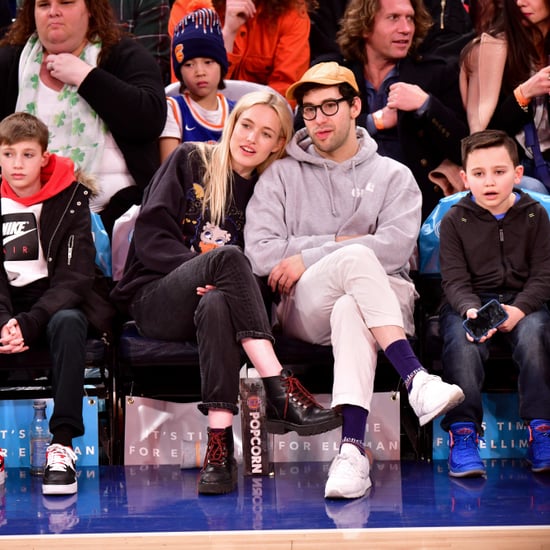 Jack Antonoff and Carlotta Kohl at Knicks Game March 2018