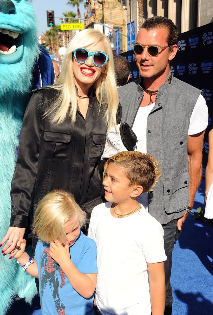 They were all smiles as they took their kids to the premiere of Monsters University in LA in June 2013.