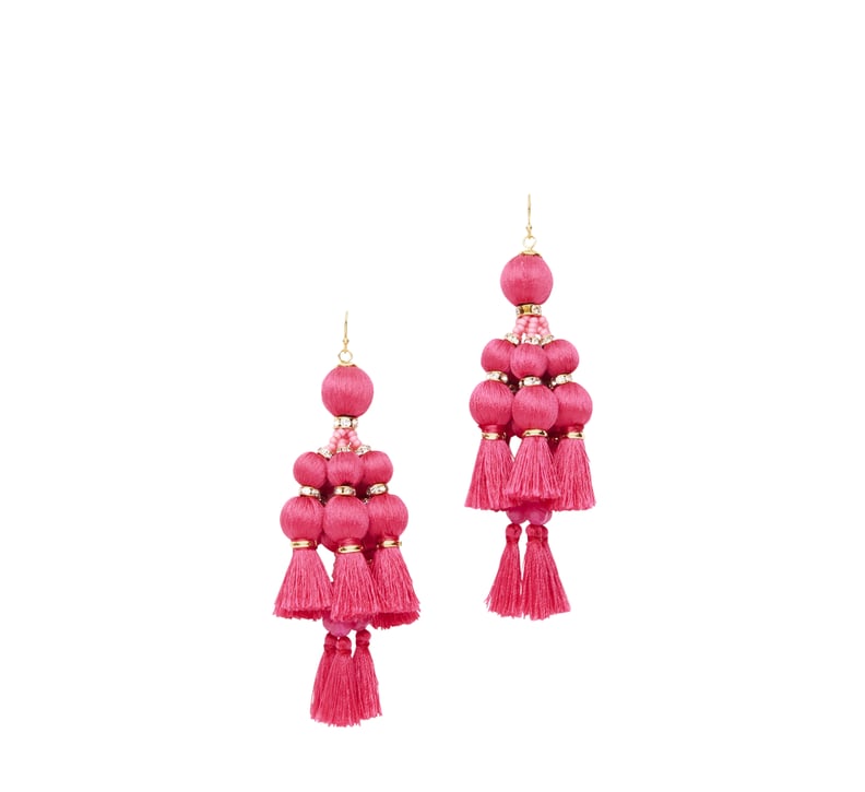 Tassel Statement Earrings, Spring 2017