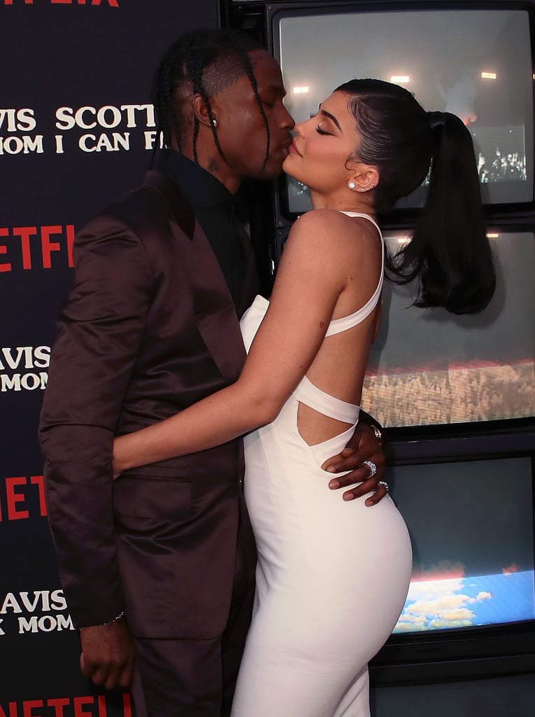 Kylie Jenner and Travis Scott at Travis Scott: Look Mom I Can Fly Premiere