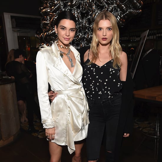 Kendall Jenner Wearing a Trench Coat as a Dress