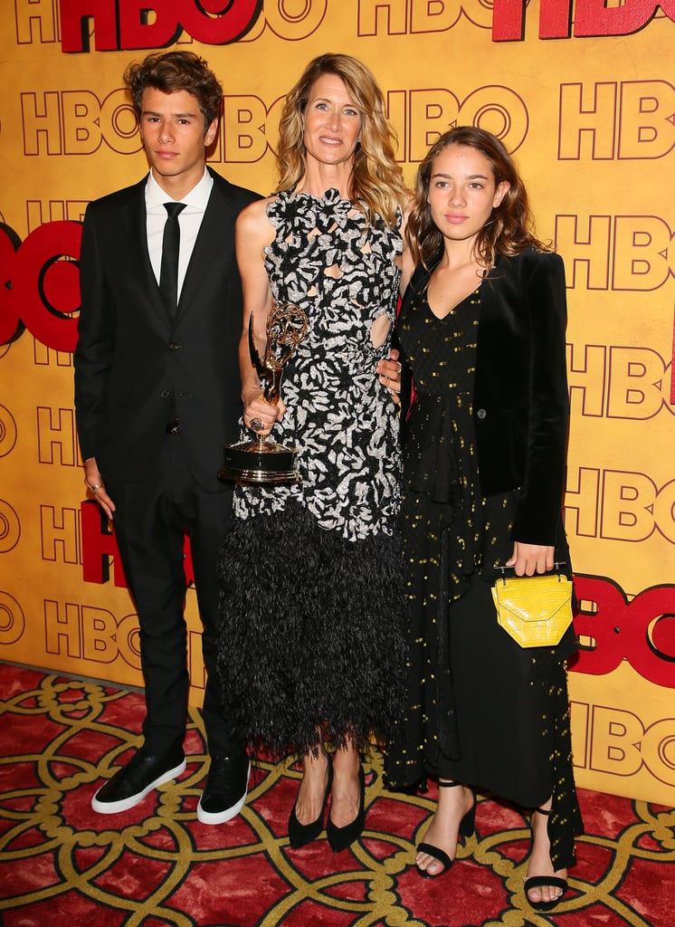 Laura Dern With Her Kids at Emmys Afterparty 2017