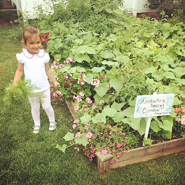 Arabella Kushner spent some time in her secret garden. 
Source: Instagram user ivankatrump