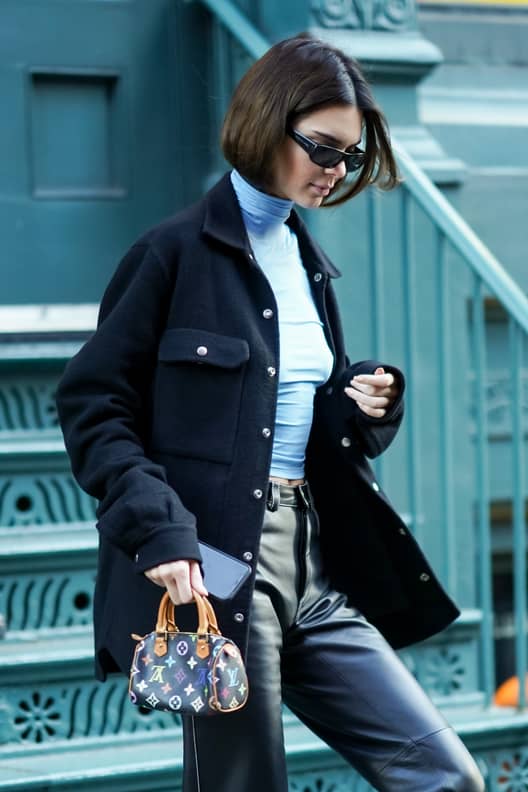 Nano speedy / mini hl leather handbag Louis Vuitton Multicolour in
