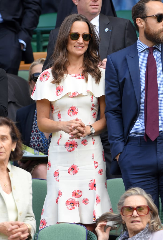 We love the shape and style of this Suzannah dress, and minus the poppies and with a bit more length it would totally work for bridal!