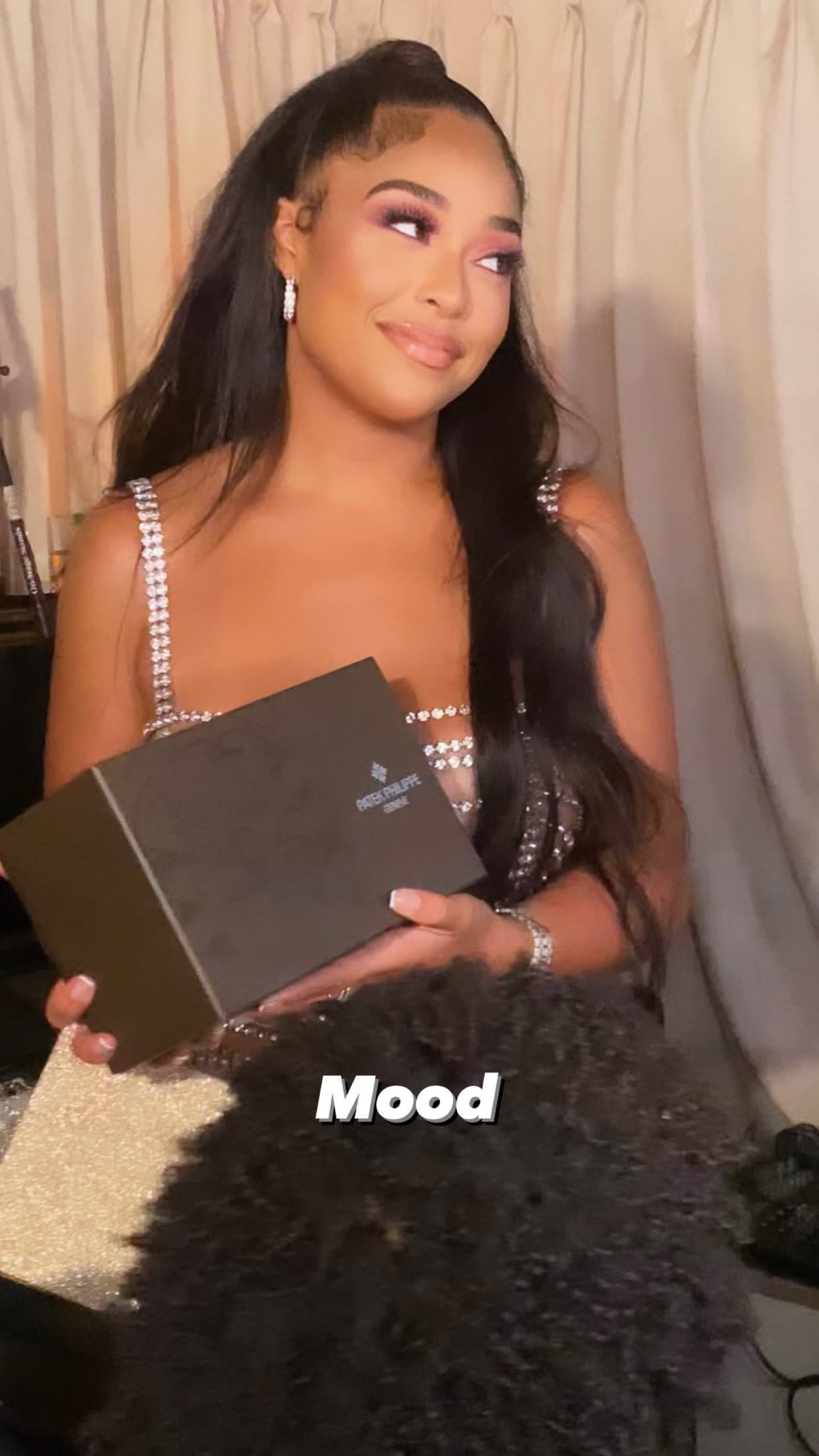 Jordyn Woods Wears Sheer Crystal Dress For 24th Birthday | PS Fashion