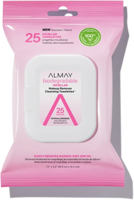 Almay Biodegradable Micellar Makeup Remover Cleansing Towelettes