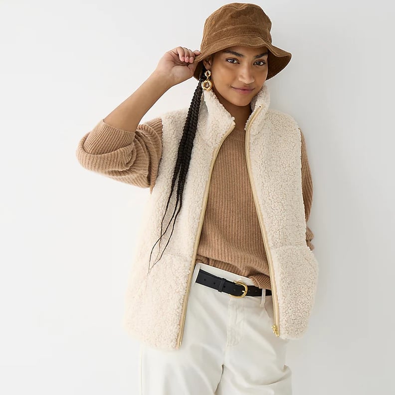 A Sherpa Vest: J.Crew Teddy Sherpa Vest