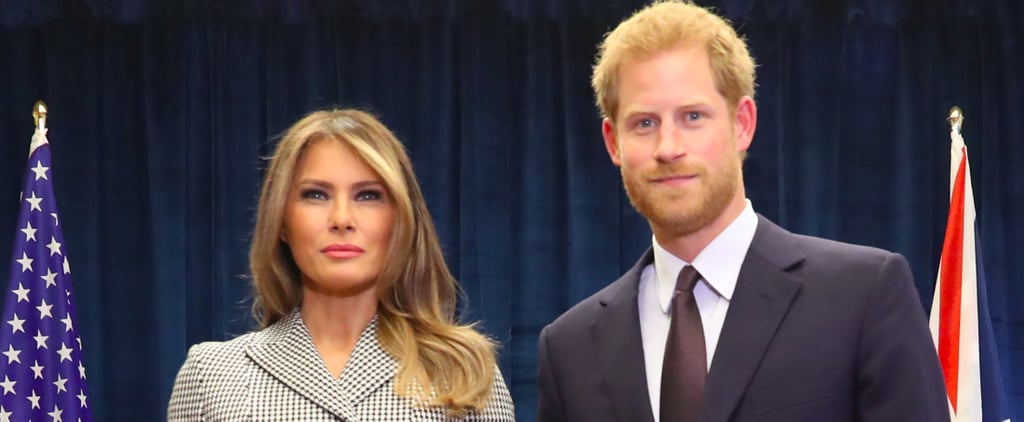 Melania Trump Wearing Checkered Dior Suit