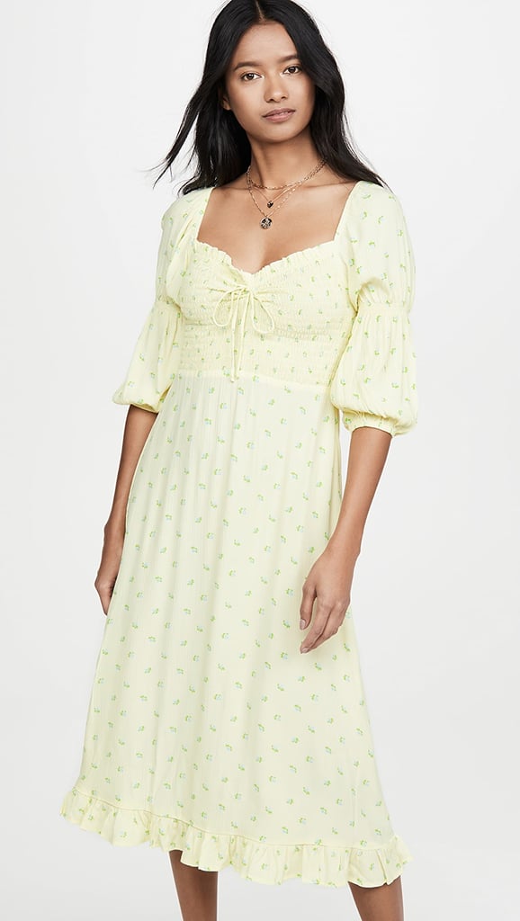 Nora Smocked Midi Dress