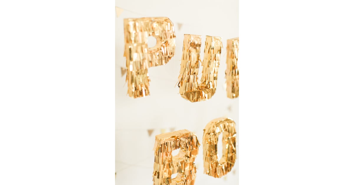 DIY FRINGED LETTER BACKDROP Easy Party DIYs POPSUGAR Home Photo 13