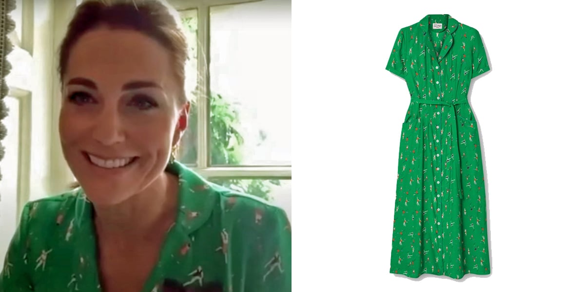 Kate Middleton's Green HVN Tennis-Print Dress | PS Fashion