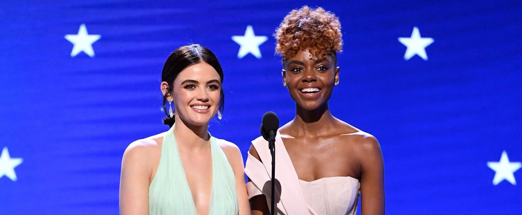 Lucy Hale and Ashleigh Murray at the Critics' Choice 2020