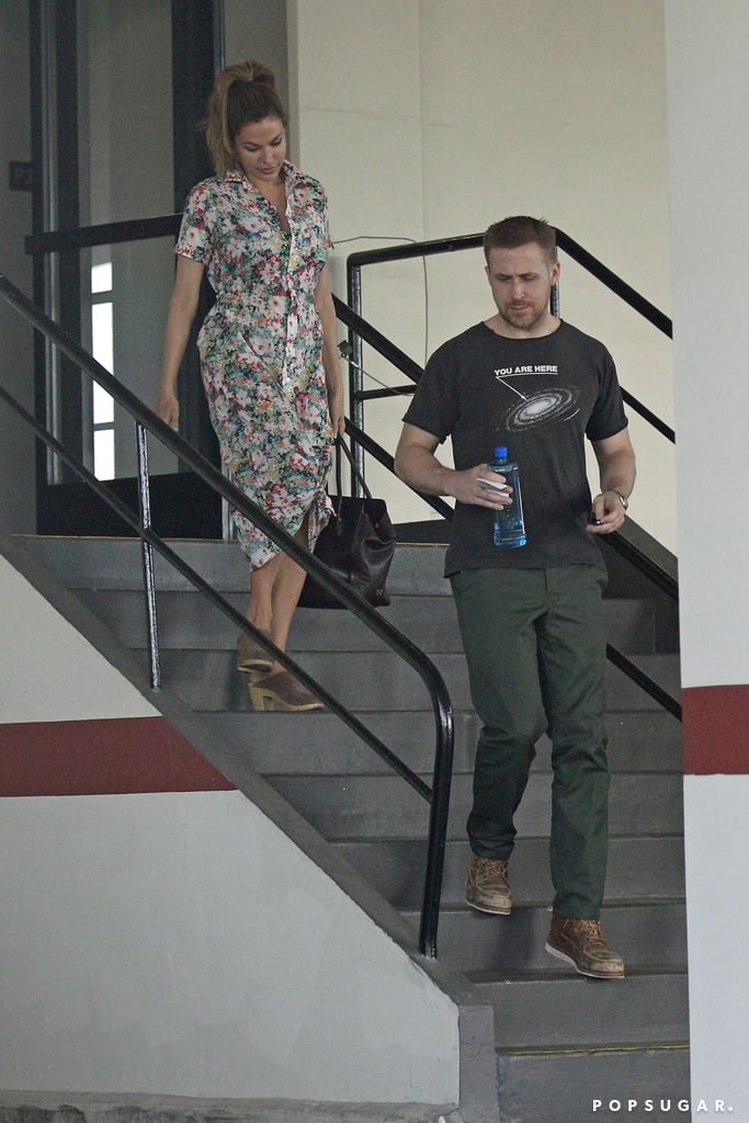 Ryan Gosling and Eva Mendes in LA Pictures April 2018