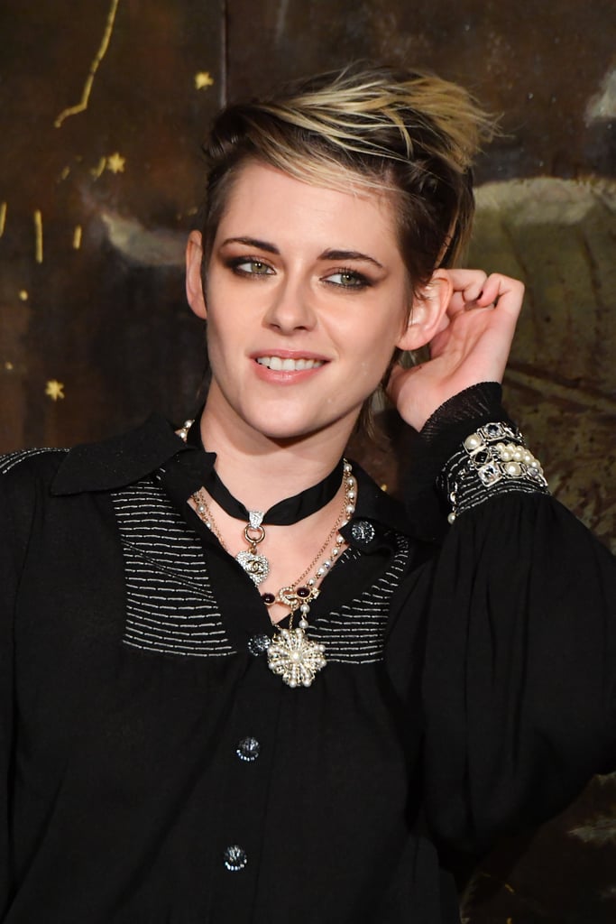 Kristen Stewart's Supershort Chanel Romper and Tights Photos