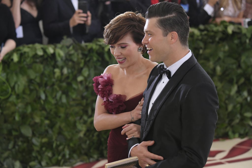 Scarlett Johansson and Colin Jost at 2018 Met Gala Photos