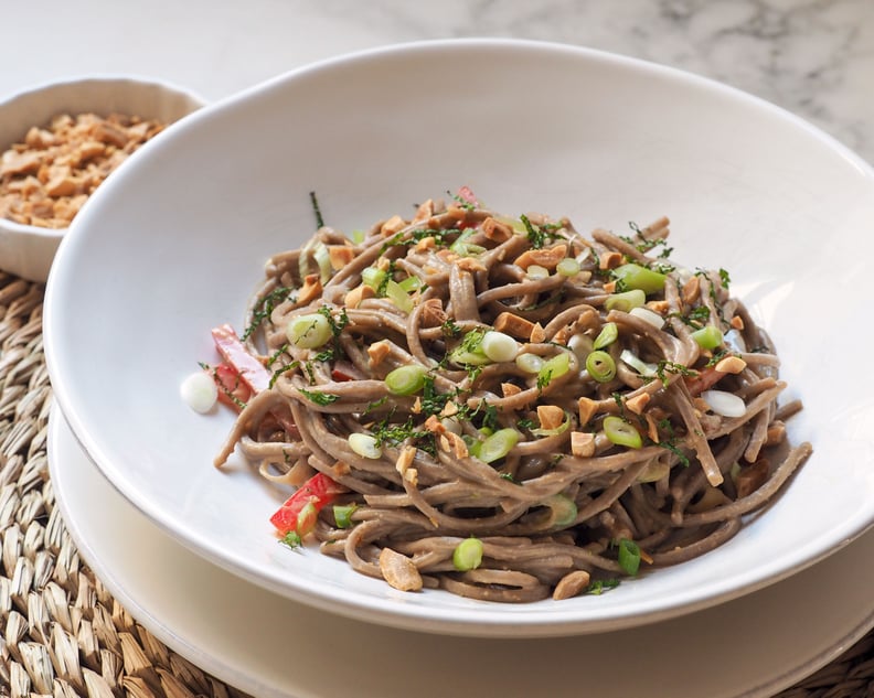 Shake up your Weeknight Routine w. Quick and Easy Asian Noodles w. Peanut Sauce