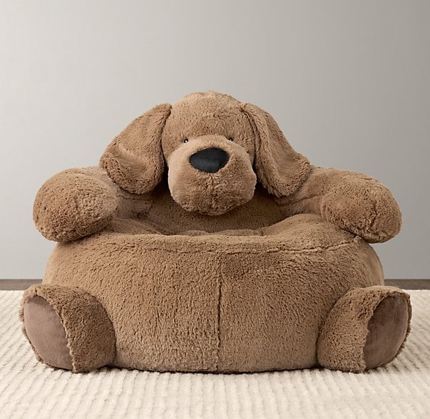 Cuddle Plush Dog Chair