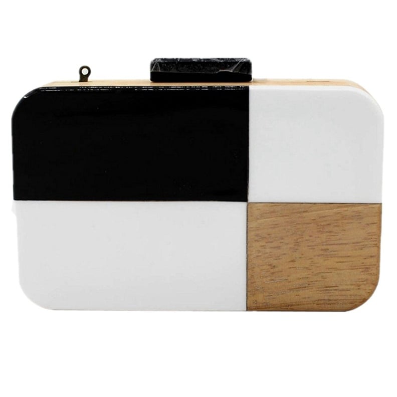 Wood Acrylic Clutch