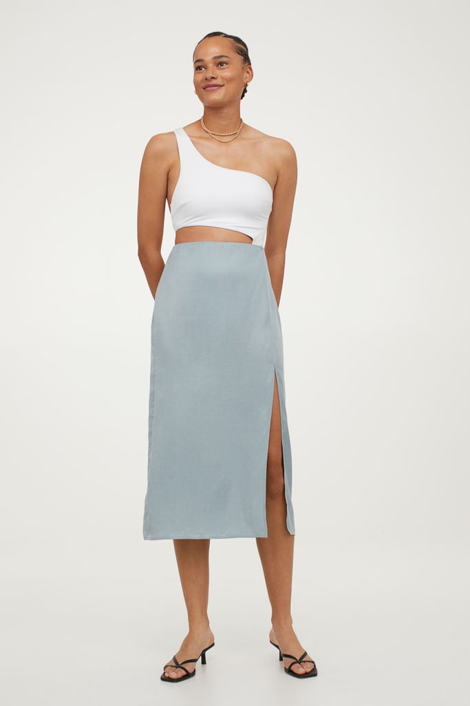 For an Elegant Pick: Lyocell Skirt