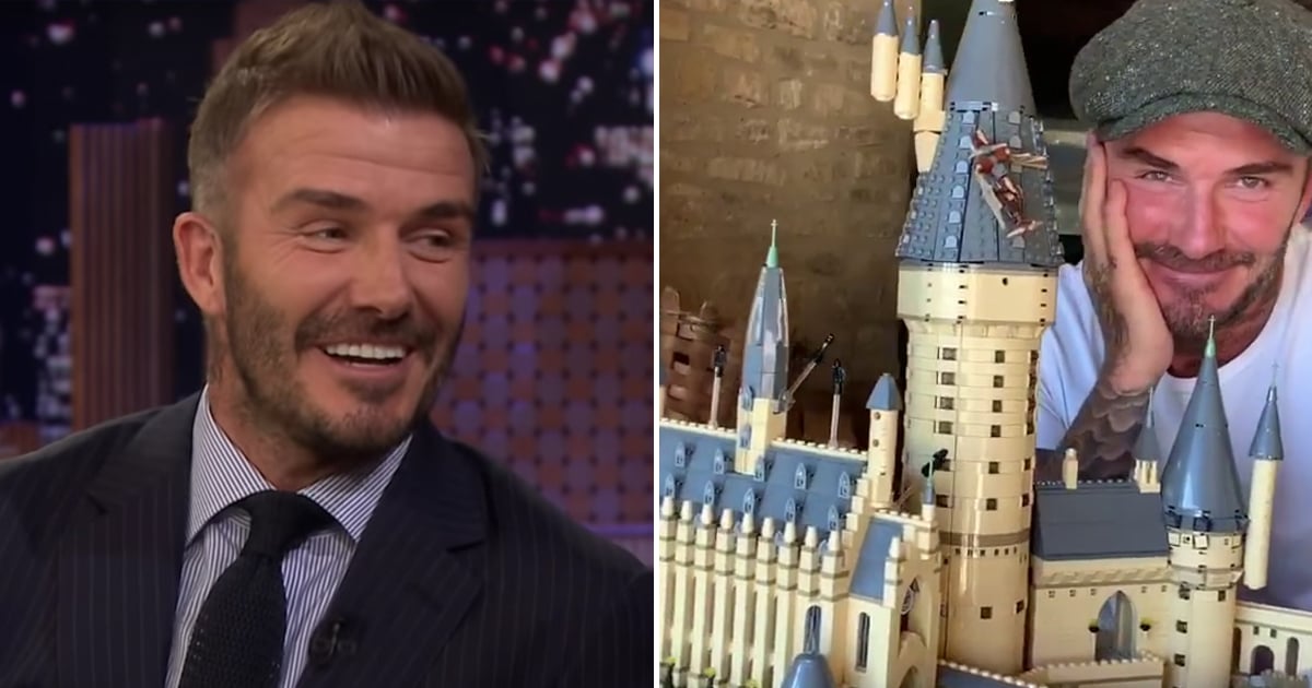 enorm fred flyde over Watch David Beckham Talk About His Lego Obsession | Video | POPSUGAR Family