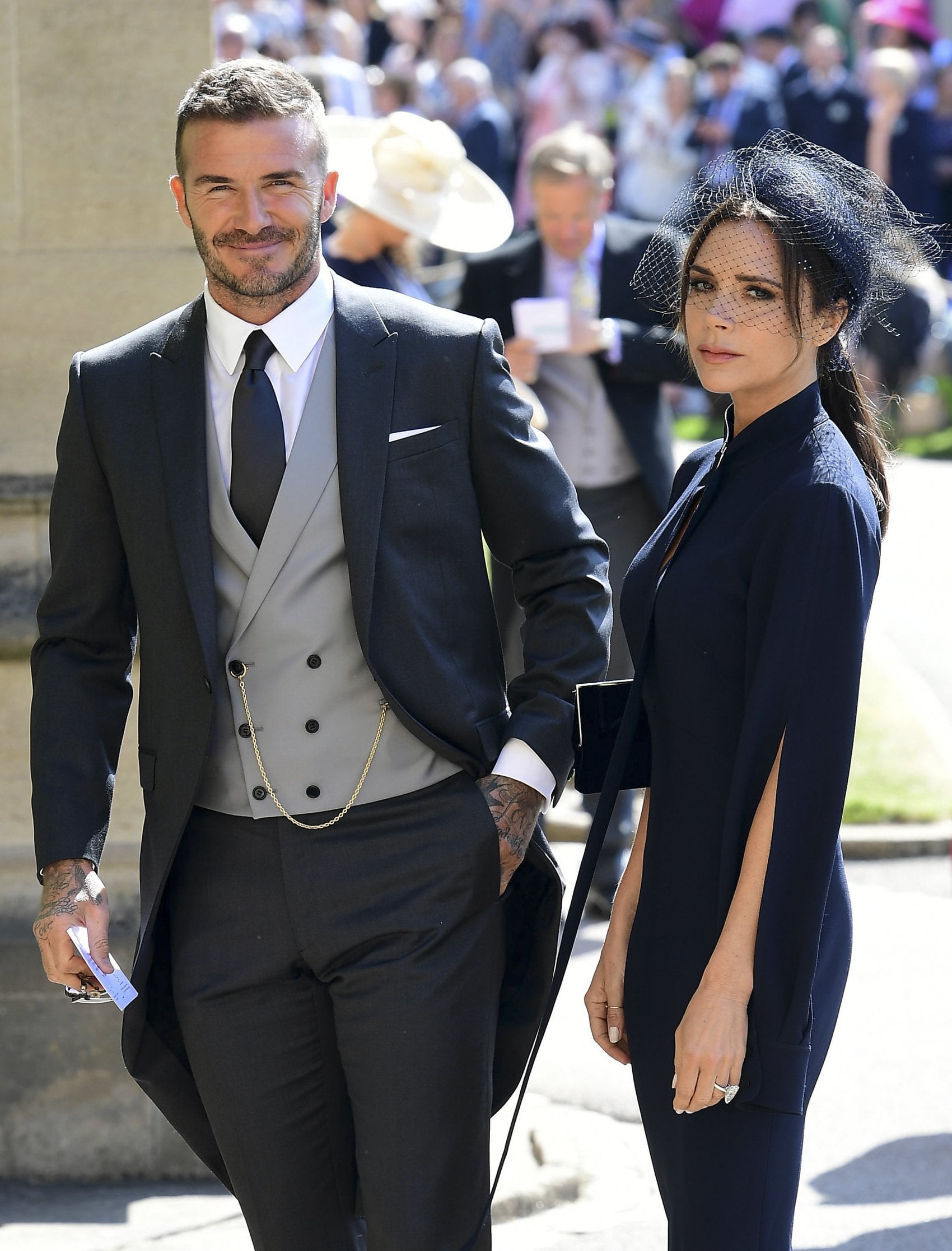 Victoria and David Beckham Royal Wedding Outfits Competition | POPSUGAR  Fashion
