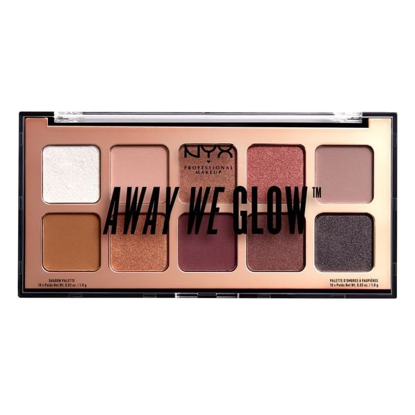 Nyx Professional Makeup Away We Glow Eye Shadow Palette Best Eye