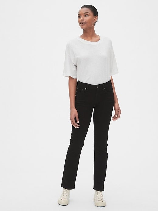 Gap Mid Rise Curvy Classic Straight Jeans