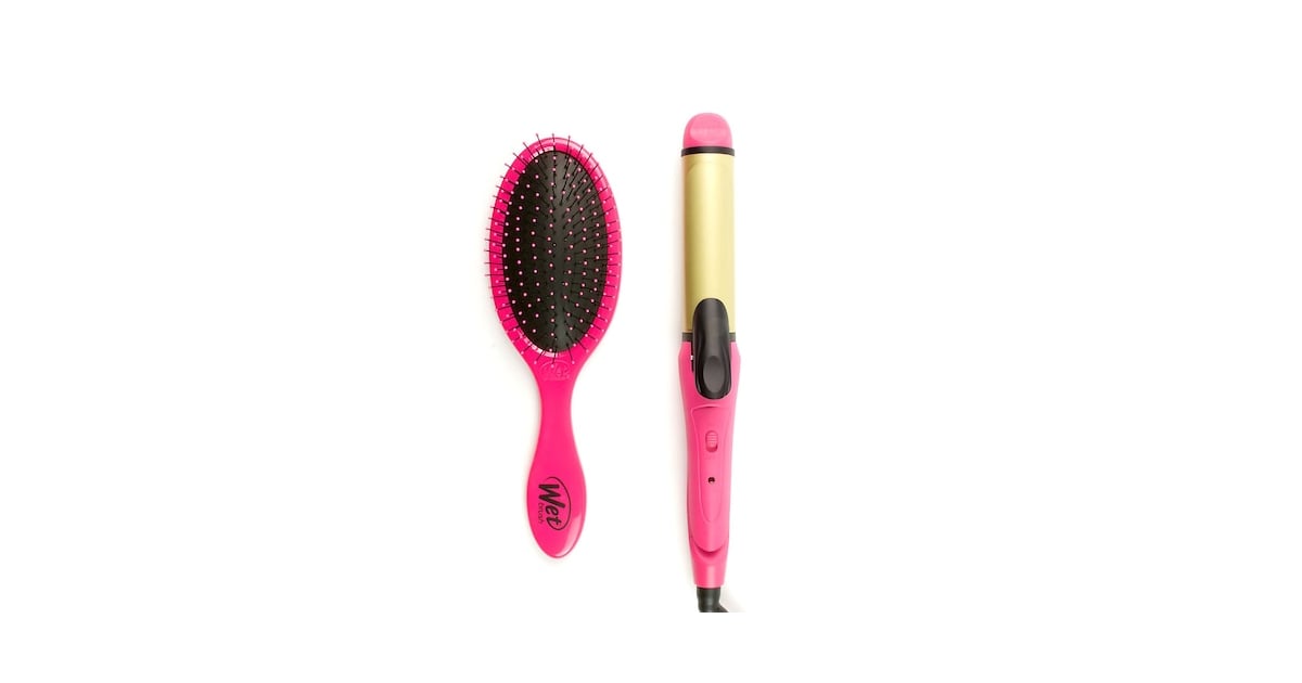 Wet Brush 2in1 Curling Iron & Brush Set Best Stocking Stuffers at