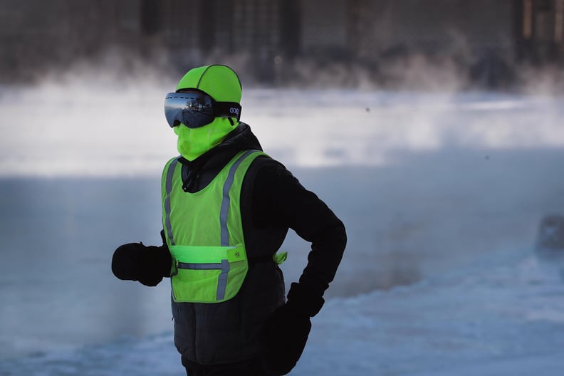 Some Chicagoans Even Jogged Outside (Making Sure to Cover Their Faces, of Course)