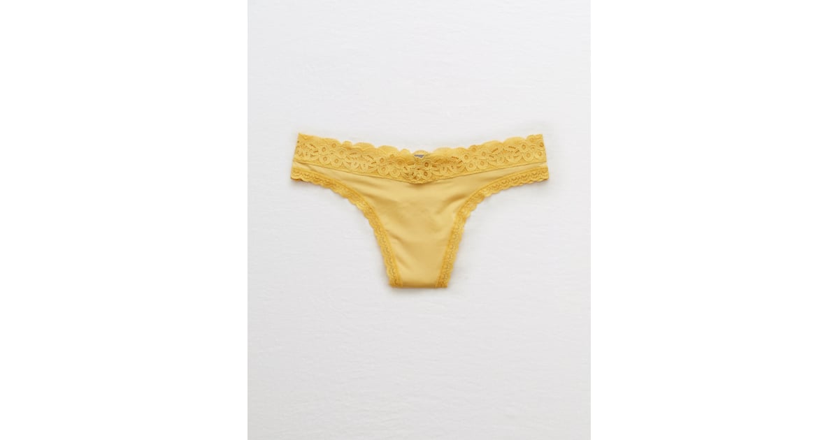 Aerie Shine Thong Undie New Year's Eve Underwear Color Meaning