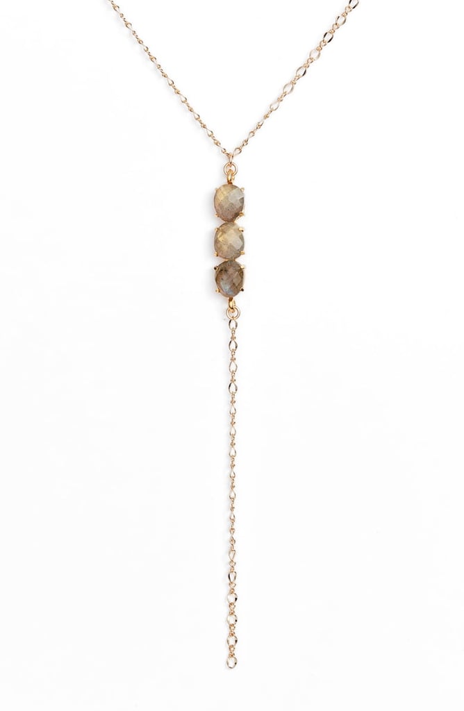 Bracha Esmeralda Lariat Necklace