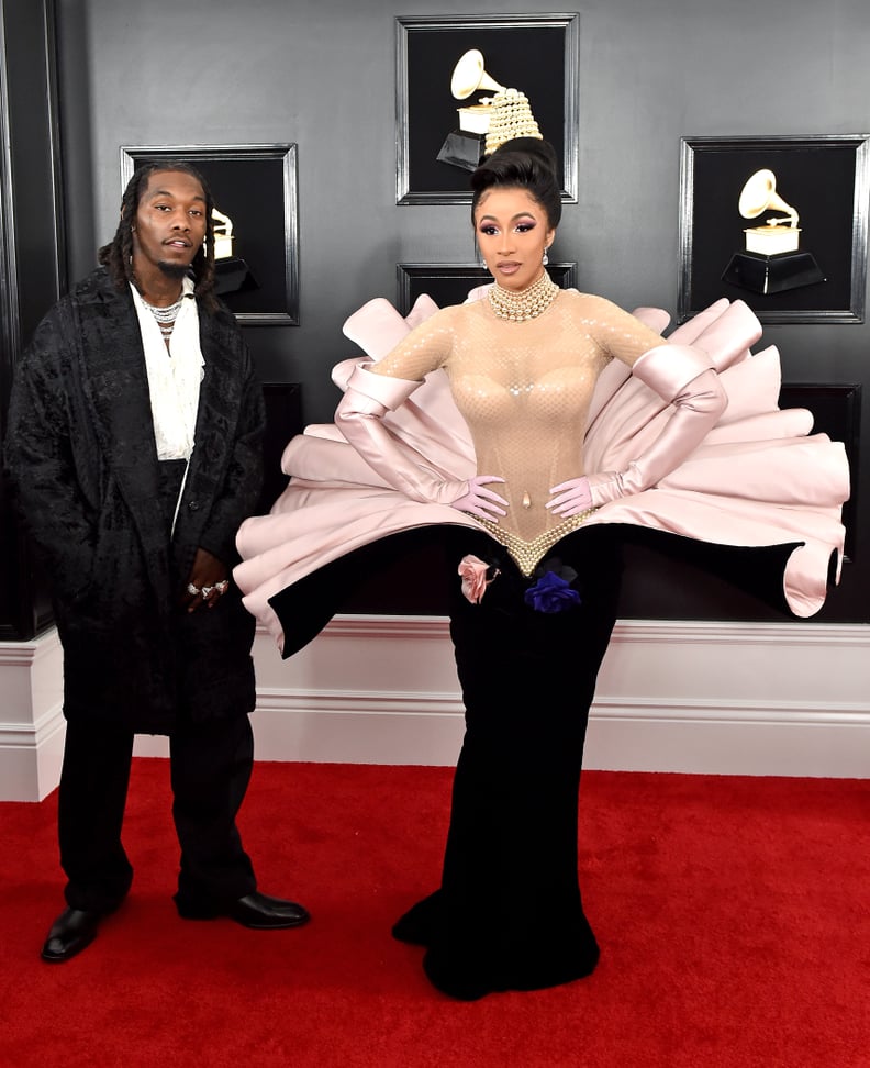 Offset and Cardi B at the Grammy Awards in 2019
