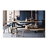 Mirrored X Dining Table Base ($400) | Affordable Dining Tables