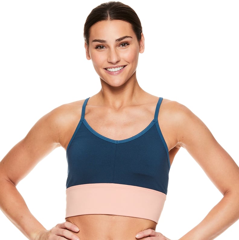 Gaiam Strappy Yoga Medium-Impact Sports Bra