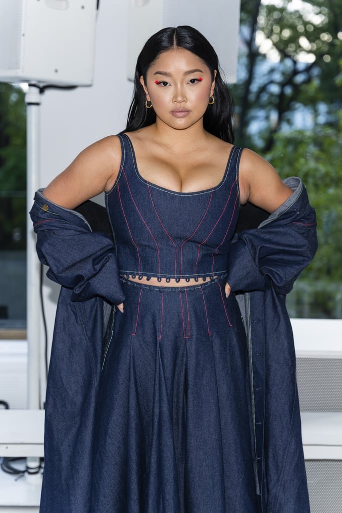 Lana Condor's Prabal Gurung Corset Top and Skirt