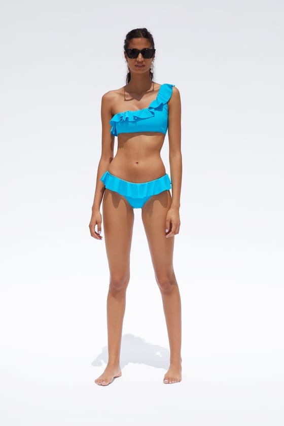 Zara Ruffled Bikini Bottom