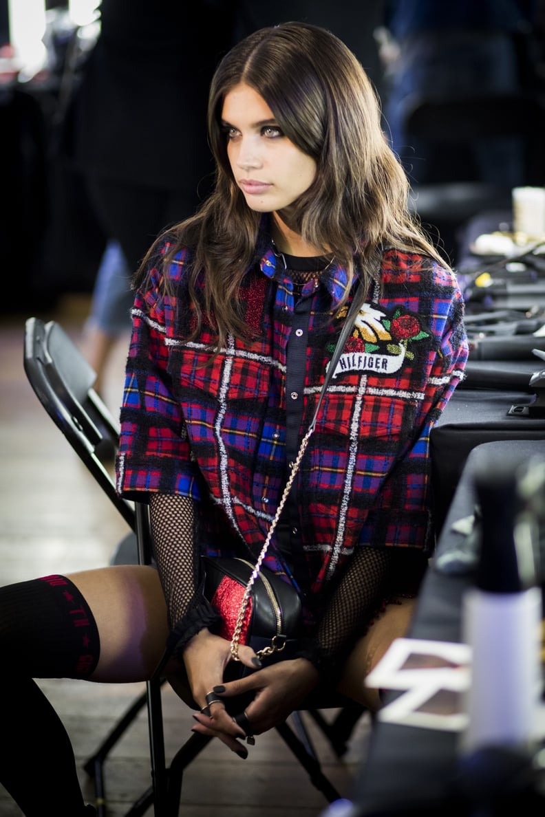 Backstage at Tommy Hilfiger