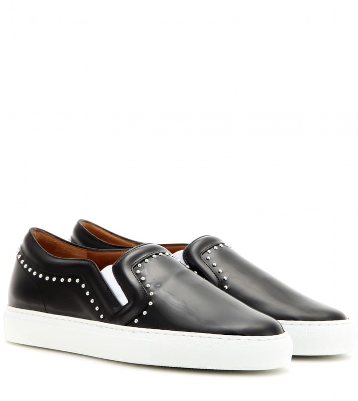Givenchy Embellished patent leather slip-on sneakers ($775) | Stylish ...