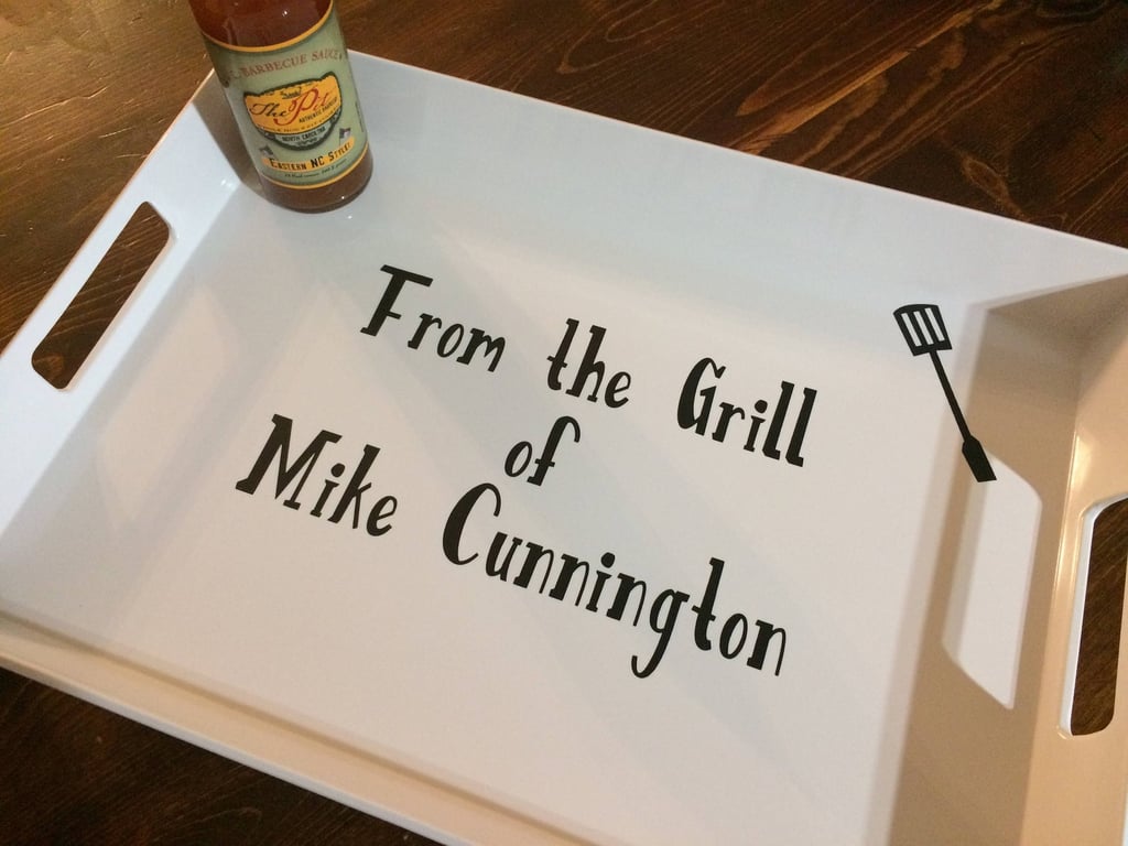 Personalized BBQ Tray