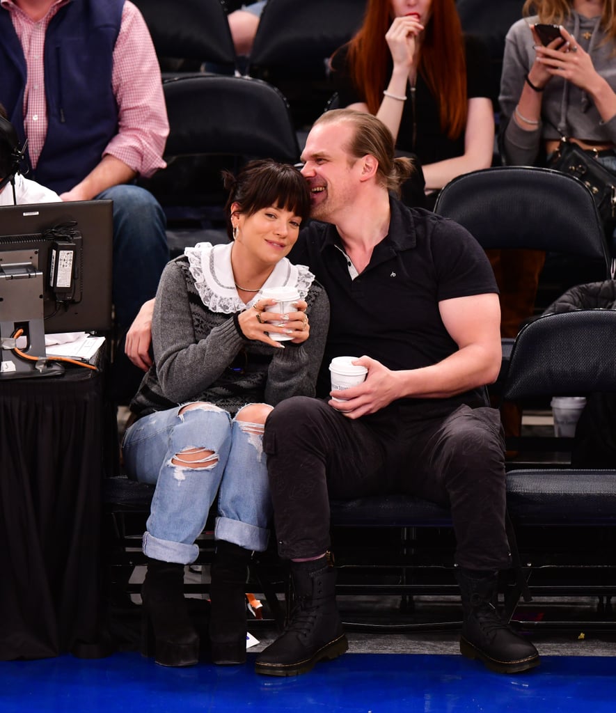 Oct. 2019: Lily and David Take in a Basketball Game