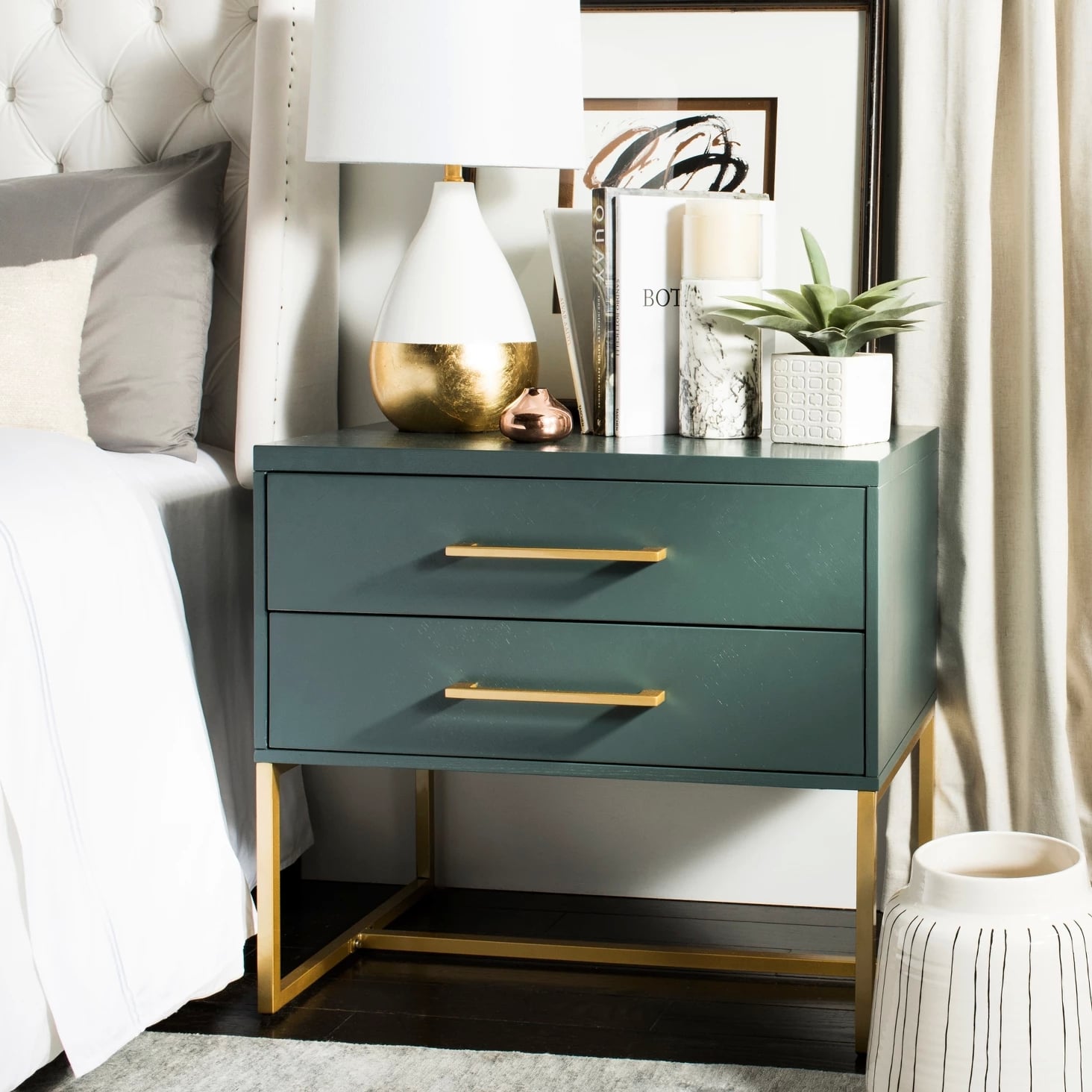 Teal nightstand hot sale target