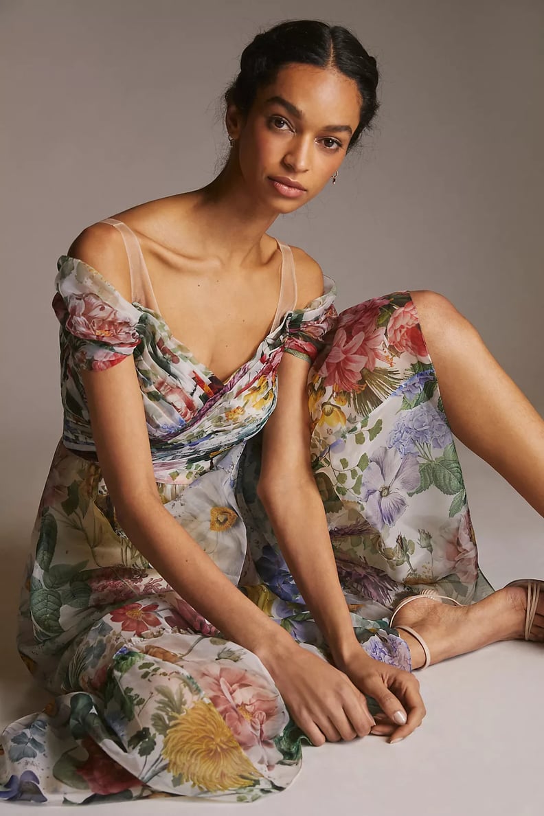 A Botanical Design: Floral Maxi Dress