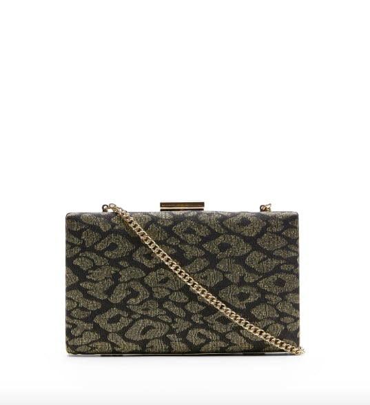 Leopard Minaudiere Clutch